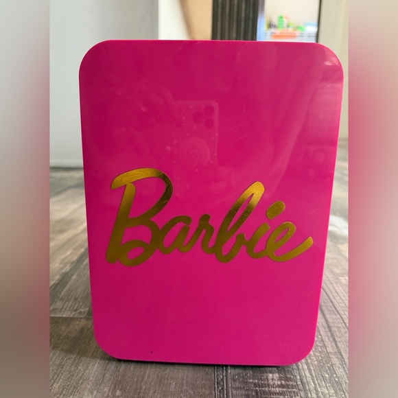 Barbie Other - Barbie Pink and Gold mini fridge